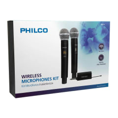 SET 2 MICROFONOS INALAMBRICOS WM314 PHILCO