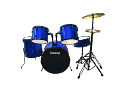 BATERIA JUNIOR 5 PCS.PL+PISO AZUL