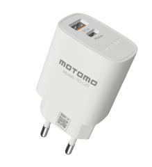 PACK CARGADOR + CABLE TIPO C MOTOMO MO-PDL20