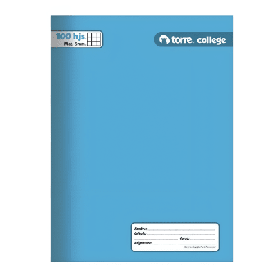 Cuad College Torre Liso 100h 5mm 262411