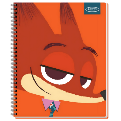 Cuad Univ Artel Zootopia 7mm 100H 201203343