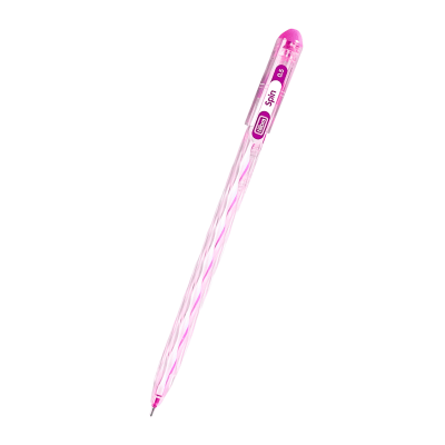 Lapiz Tilibra Pasta SPIN DP12 05 ROSADO1