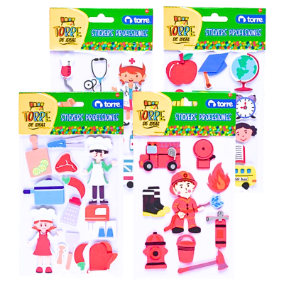 Bl. Set goma eva Torre Profesiones 329811