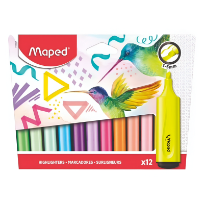 Bl. Destacador Maped Fluo Peps 12U 503211341