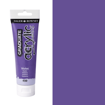 acril daler rowney 120 ml violeta 4501