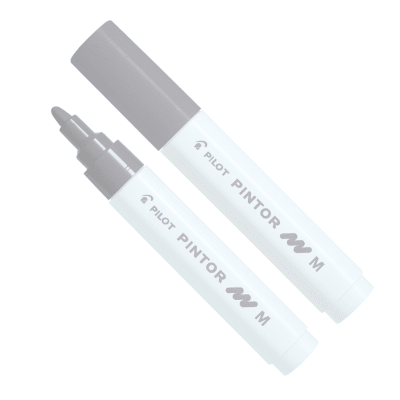 Marcador Pintor Acril 1.4 Plateado SWPTMS1