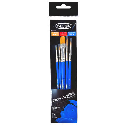 Bl. Set Pinceles Artel 5u Mango Corto 206604971