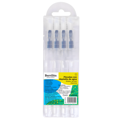Bl. Set Pinceles Barrilito Brush 4u1