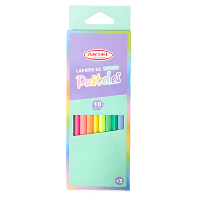 Lapiz Artel 10col pastel 3.3mm tri 206300651