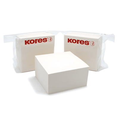 Block Adhe Kores 76x76mm Blanco 400h P031