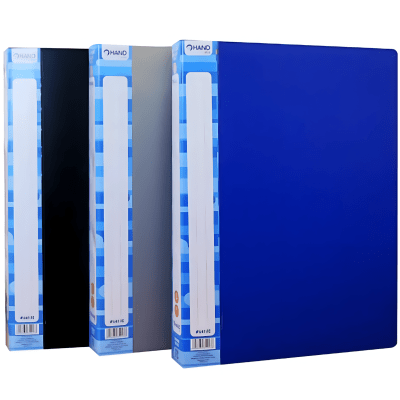 Carpeta Hand Fundas Cristal 40h Oficio mix col1