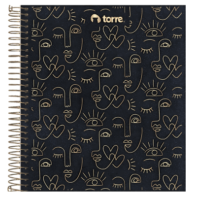 Cuad Book Torre Velvet/Terciopelo 120h 5mm 306651