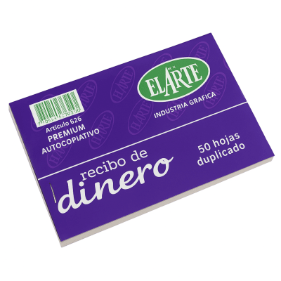 Recibo Dinero Elarte Autocop 50h1