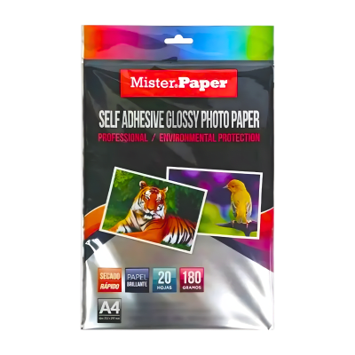 Papel Foto M. Paper A4 Adhesivo 180G 20H - 25621