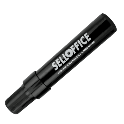 Marcador Selloffice Perm Jumbo Bis Negro AMPJNF00011