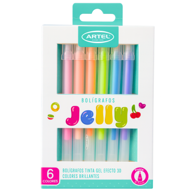 Marcador Artel Jelly 3D Brillantes 0.7 6col 207000561