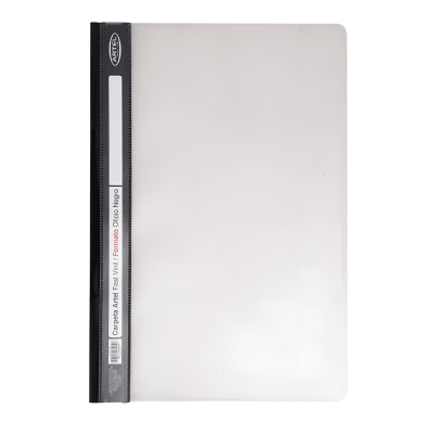 Carpeta Artel Fast Vinil Oficio Negro 294001261