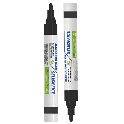 Marcador Selloffice Oleo 2mm Negro AMPE0000041