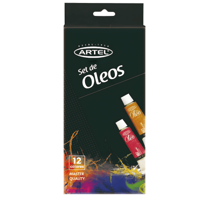 Set Oleo Artel Pomo 12 ml 12 Col1