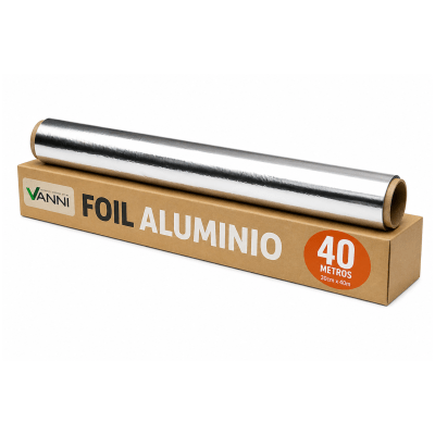 Rollo aluminio foil 30cm 40m 23301041