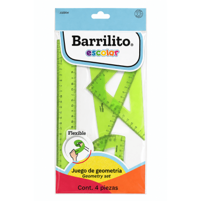 Bl. Set Geometría Barrilito FLEX 4u JGF88041