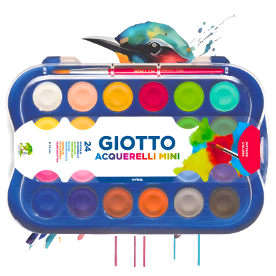 acuarela giotto 23mm 24col F3524001