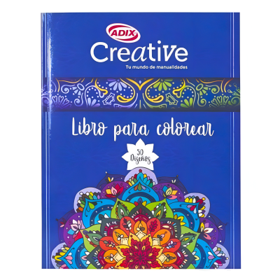 Libro Creative Adix Mandalas 50h Azul C2010221