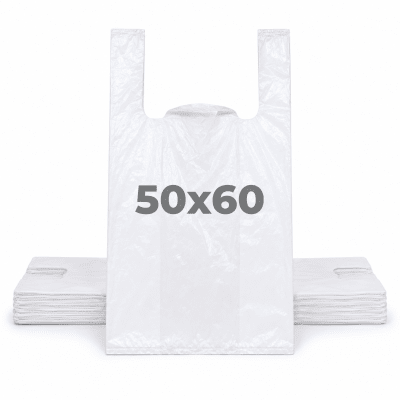 Bolsa Camiseta Blanca 50x60cm 100u1