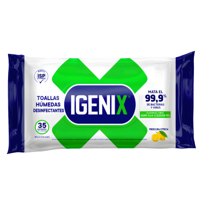 Toallitas Humedas Igenix Bolsa 35u 10092791