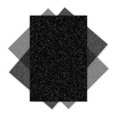 G eva Hand GLIT 20x30cm Negro 10U HG-311