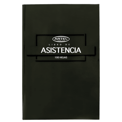 Libro Asistencia Artel 100h Negro 201217001
