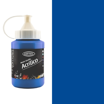 acrilico artel 250ml azul real metal 4401