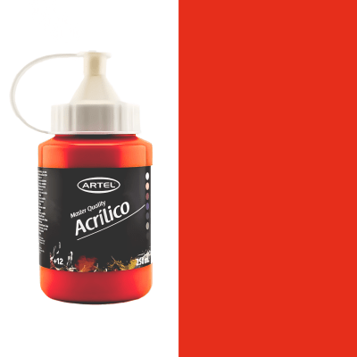 acrilico artel 250ml bermellon 8881