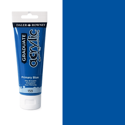 acril daler rowney 120 ml azul primario 1591