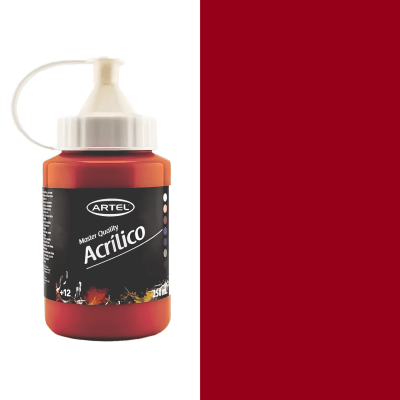 acrilico artel 250ml carmin 8871