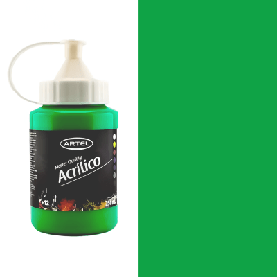acrilico artel 250ml verde cadmio claro 5531