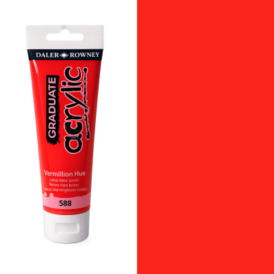 acril daler rowney 120 ml bermellon 5881