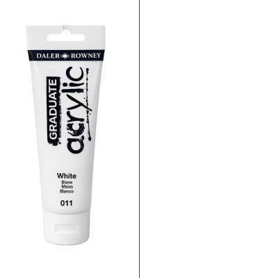acril daler rowney 120 ml blanco titanio 0111