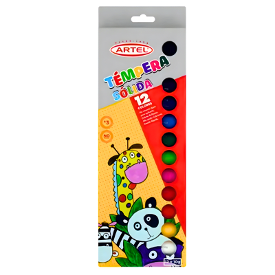 Estuche Tempera Artel Solida 12Col 290004101