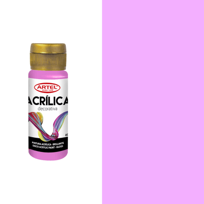 acrilico artel 60ml rosa pastel 3051