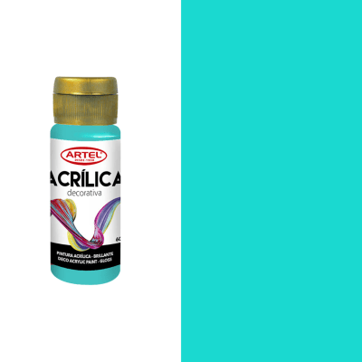 acrilico artel 60ml turquesa 5031
