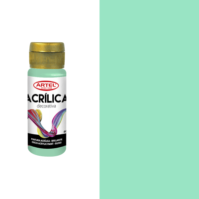 acrilico artel 60ml verde pastel 3021