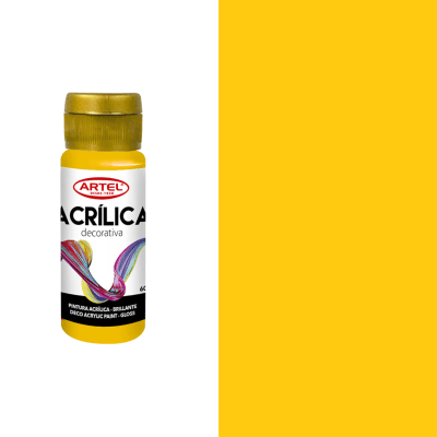acrilico artel 60ml amarillo 7041