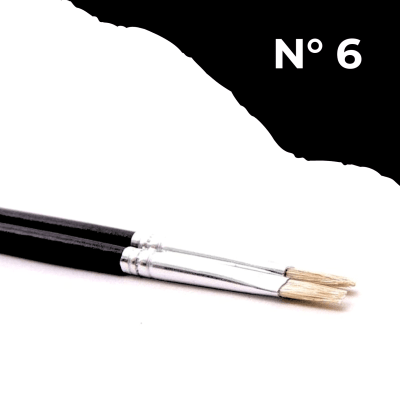 Pincel Plano Hand 3347 N61
