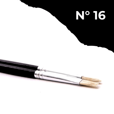 Pincel Plano Hand 3347 N161