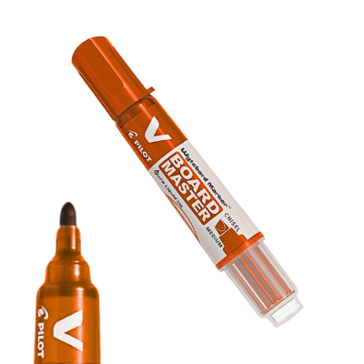 Marcador Pizarra Pilot VB Recarg. Naranjo1
