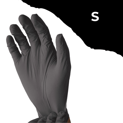 Guantes Nitrilo S/polvo negro S 50p GUANILNS011