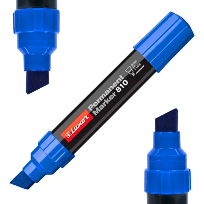 Marcador Luxor Perm Jumbo 810 Bis Azul1