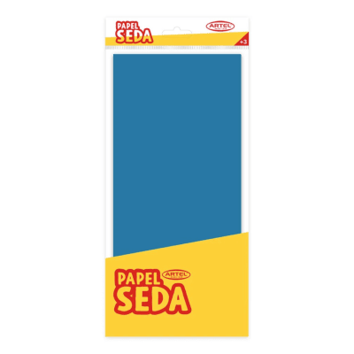 Papel Seda/Volantin Artel Azul 10u1