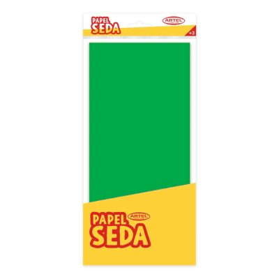 Papel Seda/Volantin Artel Verde 10u1